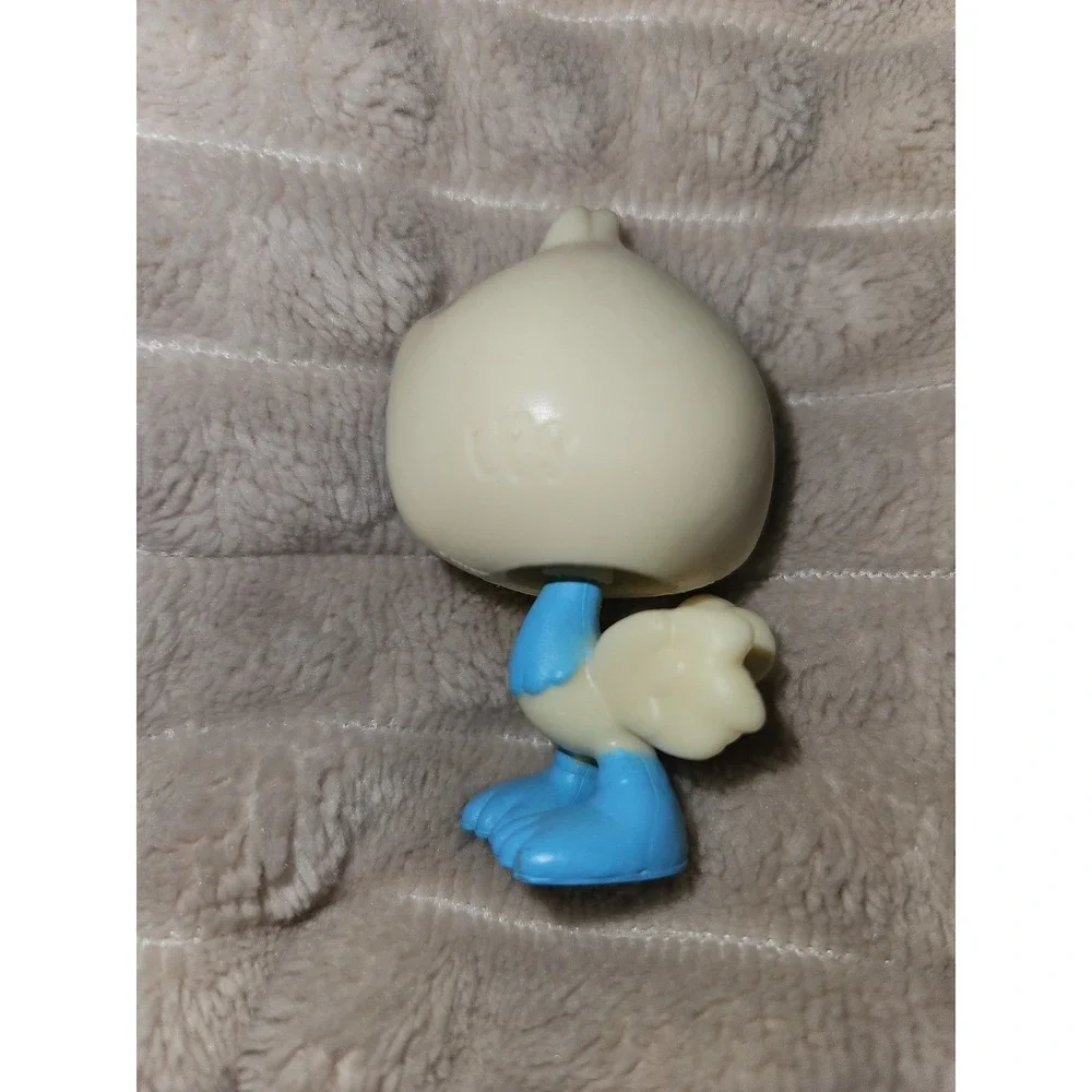 Littlest Pet Shop LPS #1-84 Azure Ostrich Bird White with Blue Eyes